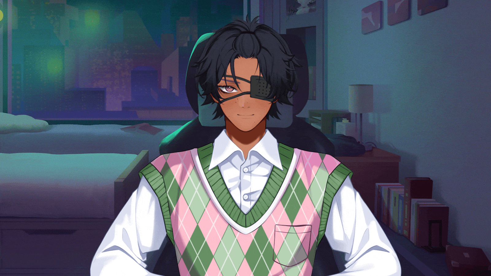 A Date with Death 2 demo character interaction GIF